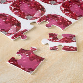 Roze Gemstone Legpuzzel (Zijkant)