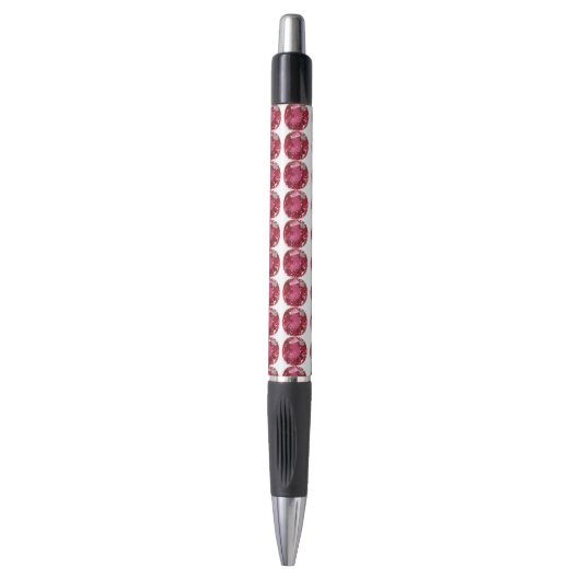 Roze Gemstone Pen (Voorkant Verticaal)