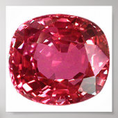 Roze Gemstone Poster (Voorkant)