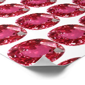 Roze Gemstone Poster (Hoek)