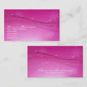 roze genade visitekaartje (Voorkant / Achterkant)