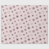  roze Geo Stars - patroon. Cadeaupapier (Vlak)