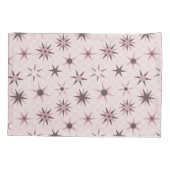 roze Geo Stars - patroon. Kussensloop (Achterkant)