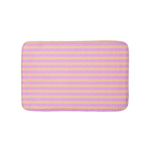 Roze geometrisch badmat (Voorkant)