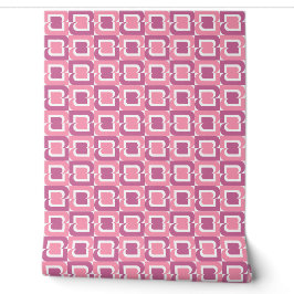 Roze Geometrisch Behang