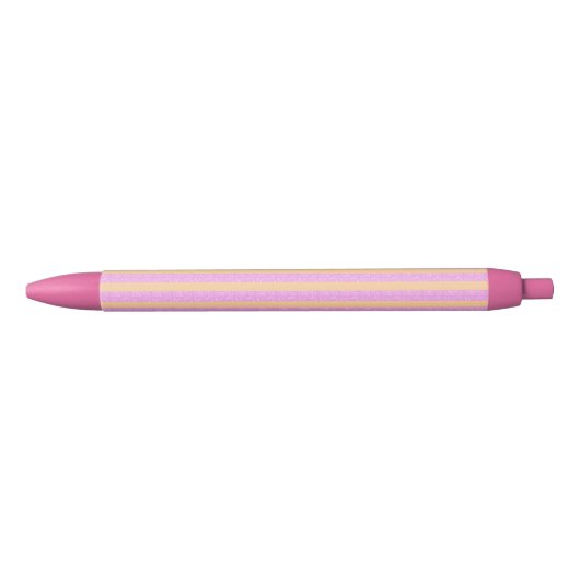 Roze geometrisch blauwe inkt pen (Voorkant)