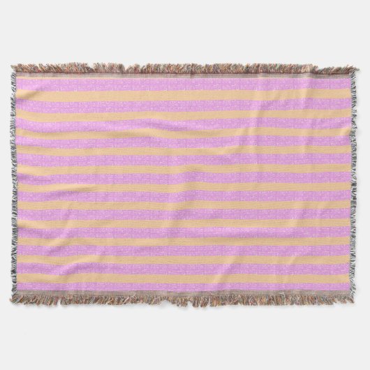 Roze geometrisch  deken (Voorkant)
