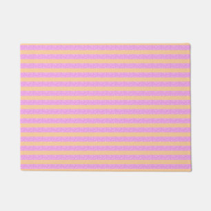 Roze geometrisch deurmat