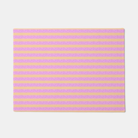 Roze geometrisch deurmat (Voorkant)