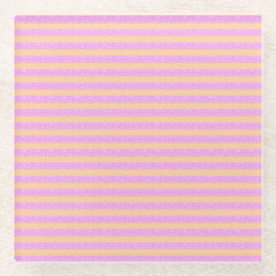 Roze geometrisch glazen onderzetter