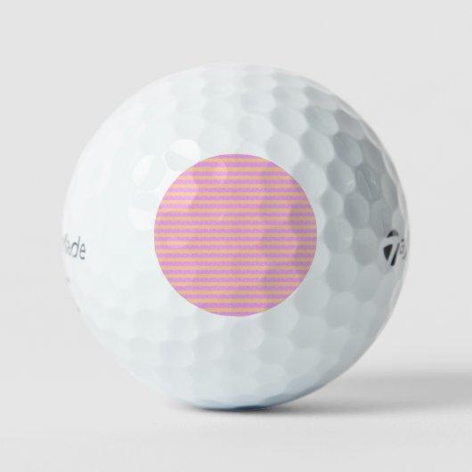 Roze geometrisch  golfballen (Voorkant)