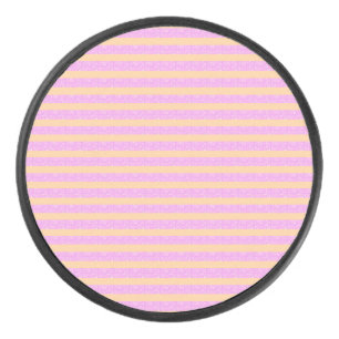 Roze geometrisch  hockey puck