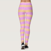 Roze geometrisch leggings (Achterkant)