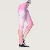 Roze geometrisch leggings (Rechts)
