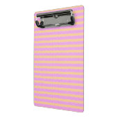 Roze geometrisch mini klembord (Angled2)