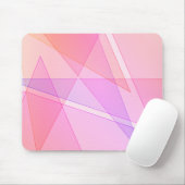 Roze geometrisch muismat (Met muis)