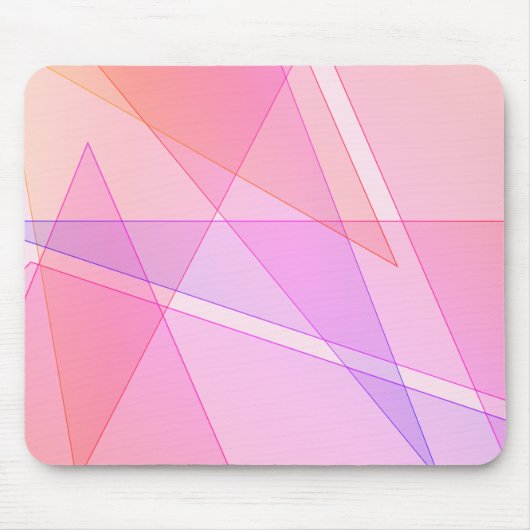 Roze geometrisch muismat (Voorkant)