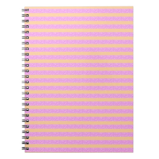 Roze geometrisch notitieboek (Voorkant)