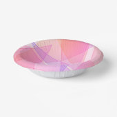 Roze geometrisch papieren kommen (Gebogen)