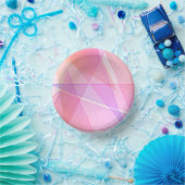 Roze geometrisch papieren kommen (Feest)