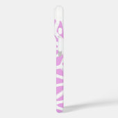 Roze geometrisch patroon Case-Mate iPhone case (Achterkant / Links)
