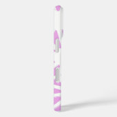 Roze geometrisch patroon Case-Mate iPhone case (Achterkant / Rechts)