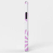 Roze geometrisch patroon Case-Mate iPhone case (Achterkant/rechts)