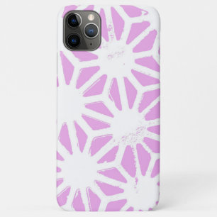Roze geometrisch patroon Case-Mate iPhone case