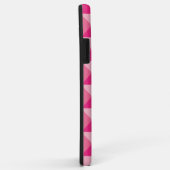 Roze geometrisch patroon Case-Mate iPhone case (Achterkant/rechts)