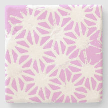 Roze geometrisch patroon