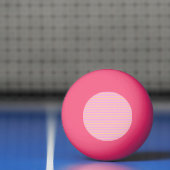 Roze geometrisch pingpongbal (Net)