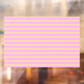 Roze geometrisch raamsticker (Vel 2)