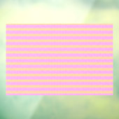 Roze geometrisch raamsticker (Vel 3)