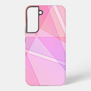 Roze geometrisch samsung galaxy hoesje