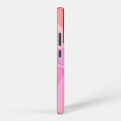 Roze geometrisch samsung galaxy hoesje (Rechterkant)