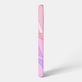Roze geometrisch samsung galaxy hoesje (Linkerkant)