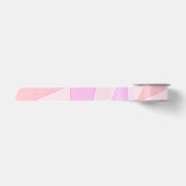 Roze geometrisch satijnen lint (Voorkant)
