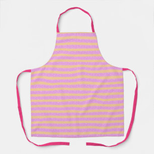 Roze geometrisch  schort