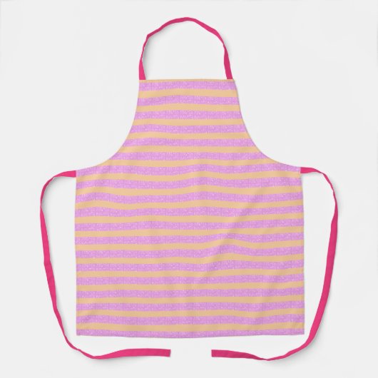 Roze geometrisch  schort (Voorkant)