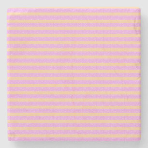 Roze geometrisch stenen onderzetter