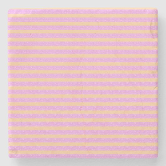Roze geometrisch stenen onderzetter (Voorkant)