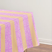 Roze geometrisch  tafelkleed (Voorbeeld)
