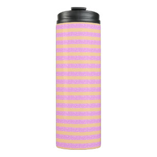 Roze geometrisch thermosbeker