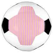 Roze geometrisch voetbal (Gedraaid)