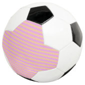 Roze geometrisch voetbal (Drie kwart)
