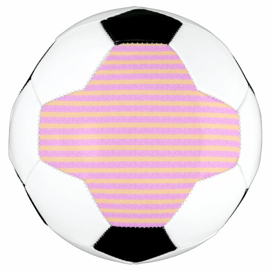 Roze geometrisch voetbal (Voorkant)