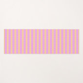Roze geometrisch yogamat (Voorkant (horizontaal))