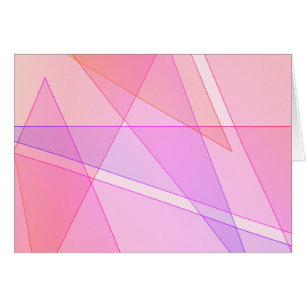 Roze Geometrische Blank Binnen