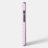 "Roze geometrische bloem" moderne patroon telefoon Case-Mate iPhone Case (Achterkant / Links)