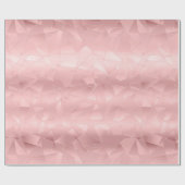 Roze geometrische driehoek Glam Bling trendy stijl Cadeaupapier (Vlak)